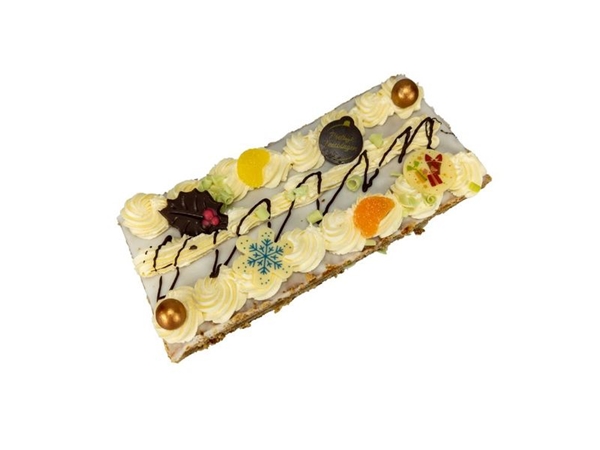 Oranjekoek schnitt slagroom