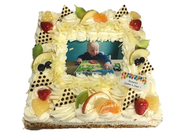 Slagroomtaart met Foto